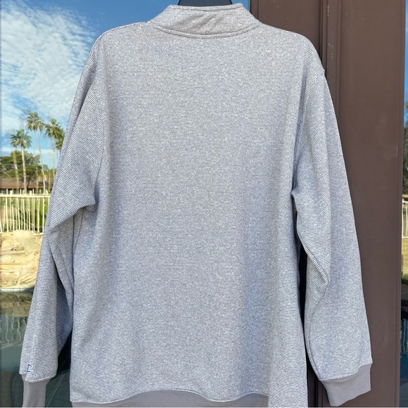 Champion Ole Miss Rebels Grey/White 1/4-Zip Fleece Pullover XL - Picture 10 of 13